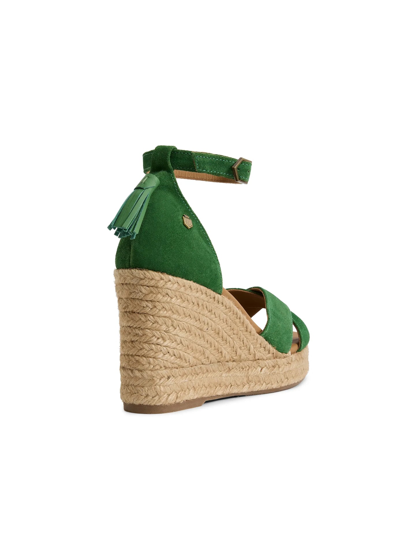 Valencia Wedge Clover Suede