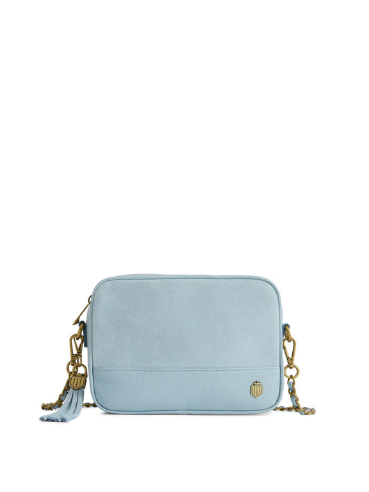 'Finsbury' Sky Blue Suede