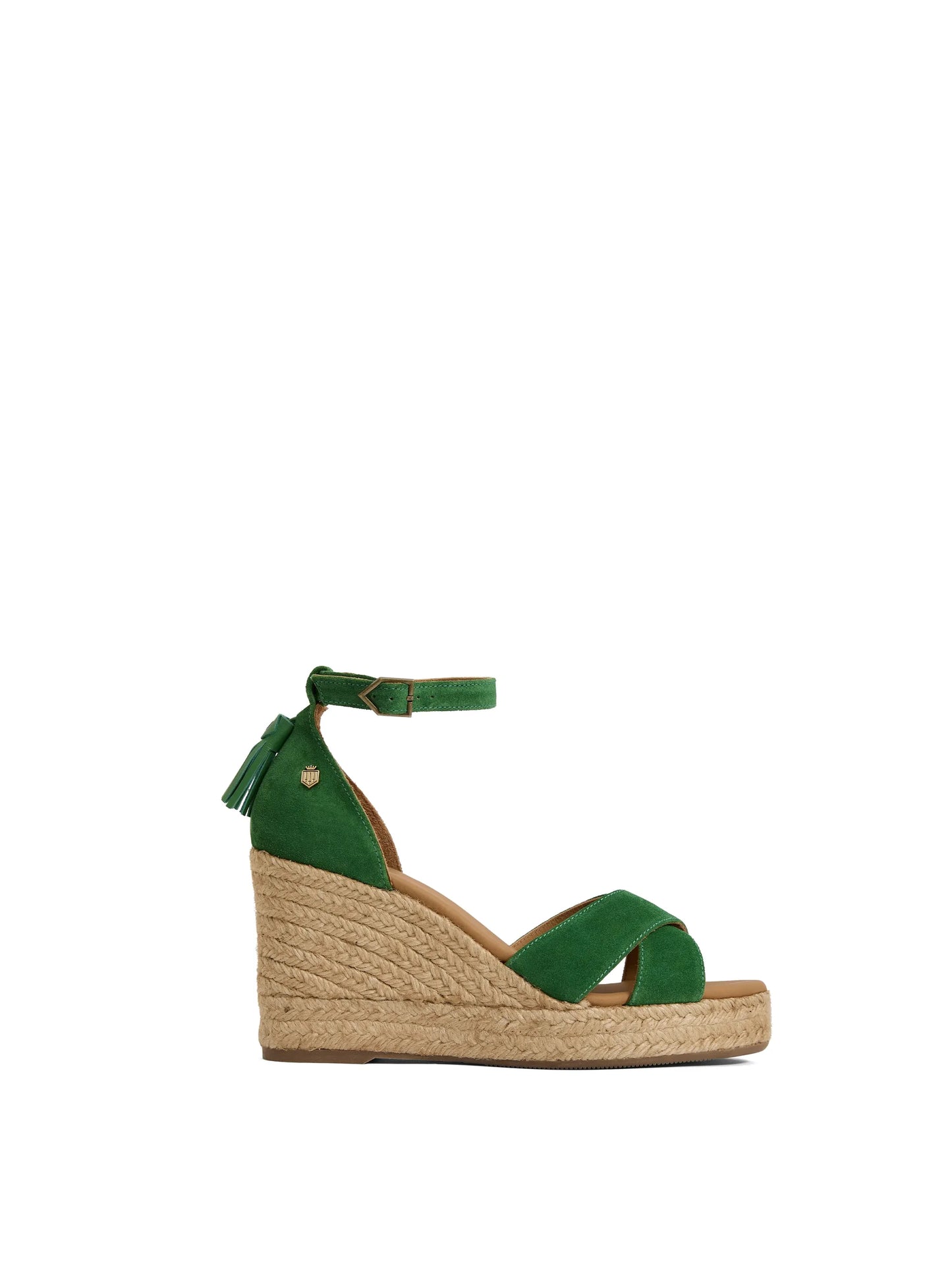 Valencia Wedge Clover Suede