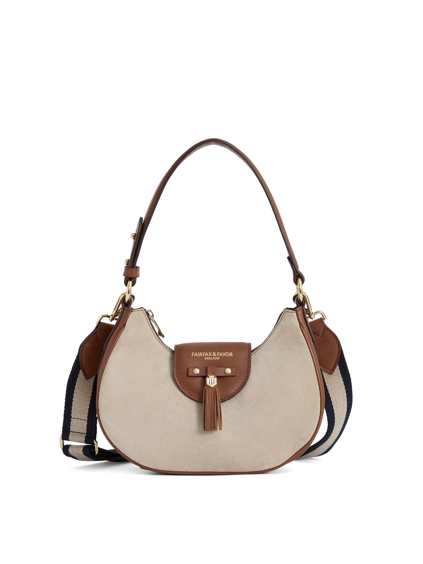 Windsor Shoulder Bag - Tan & Stone