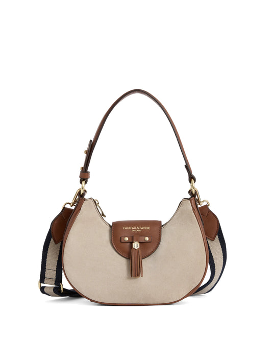 Windsor Shoulder Bag - Tan & Stone