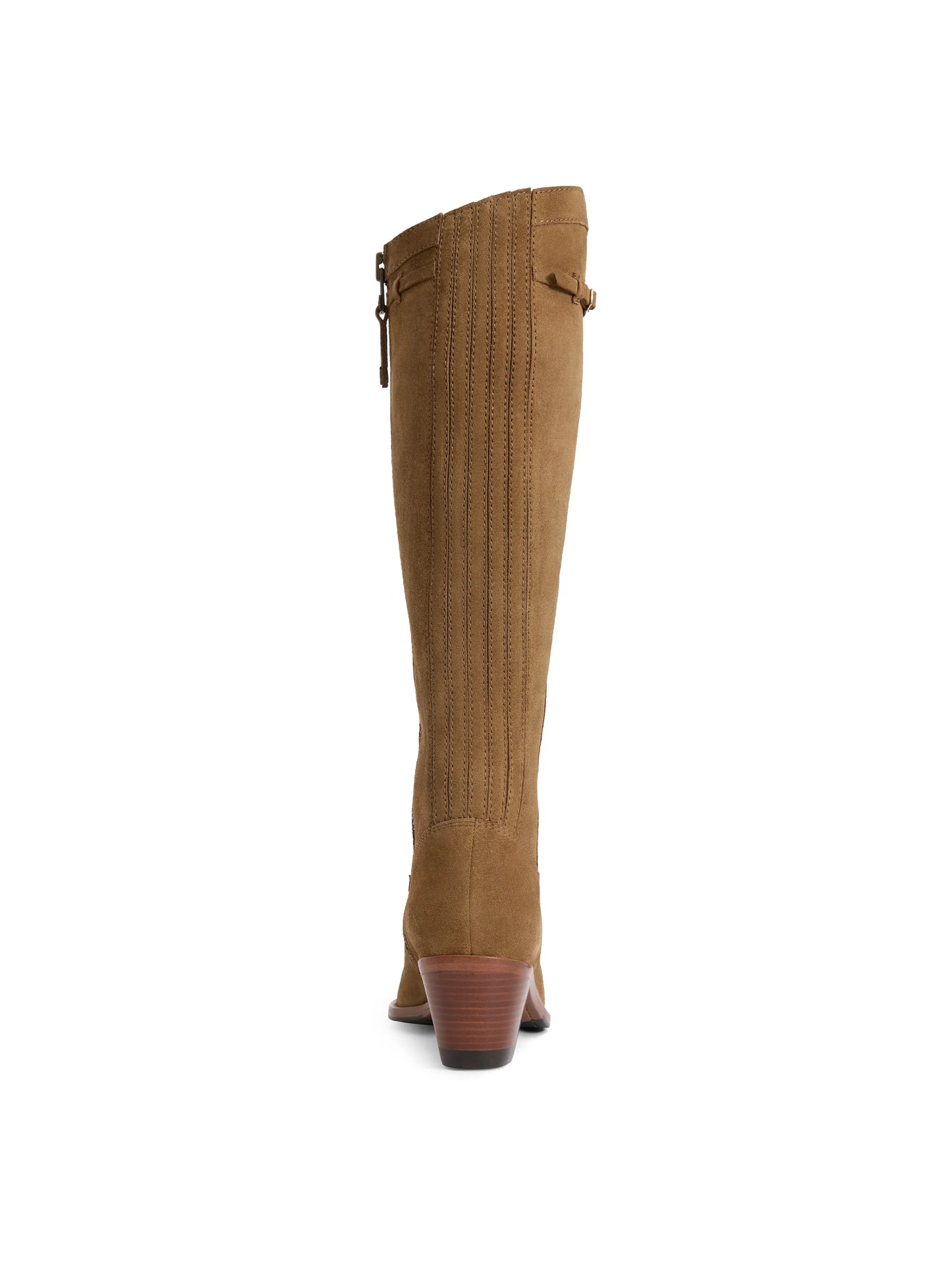 'Kimberley' Heeled Tan Suede