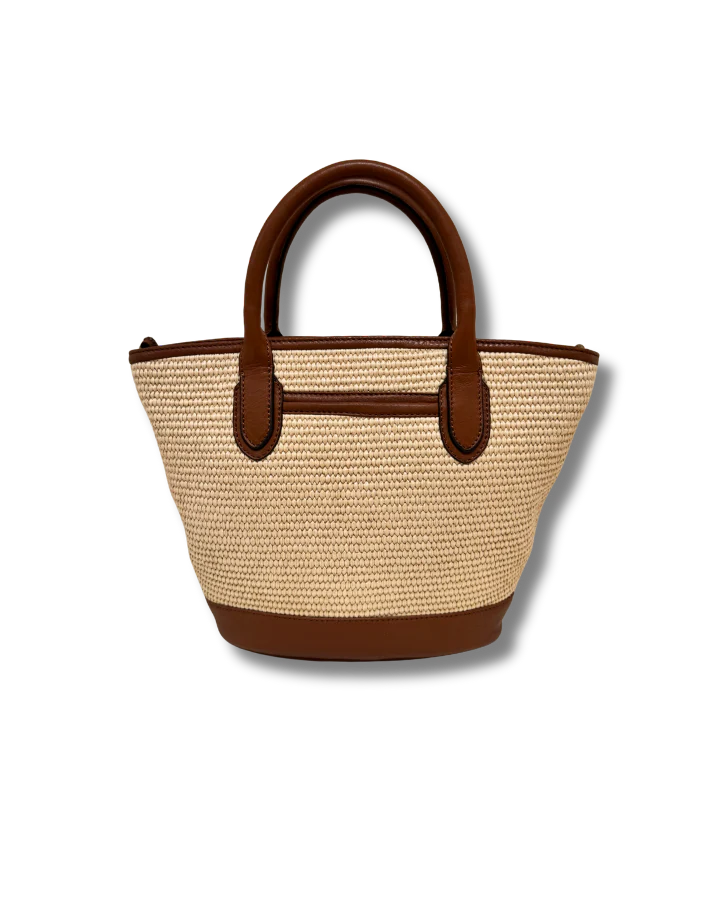 Bar Harbour Mini Raffia & Tan