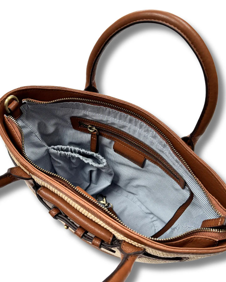 Bar Harbour Mini Raffia & Tan
