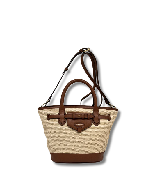 Bar Harbour Mini Raffia & Tan