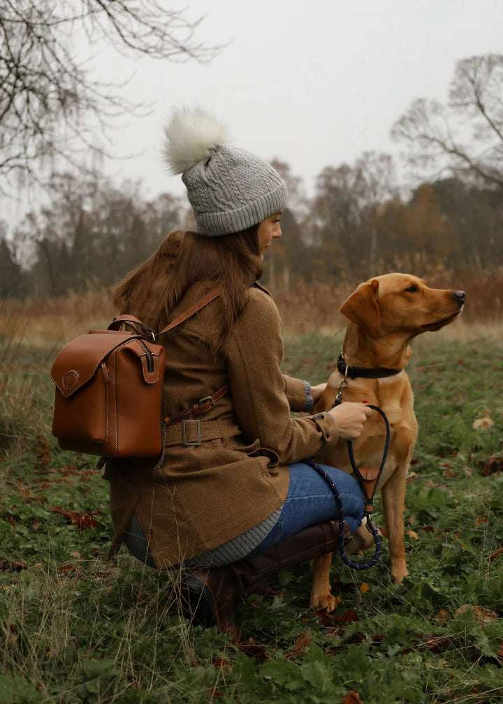 Bramham Rucksack Tan leather