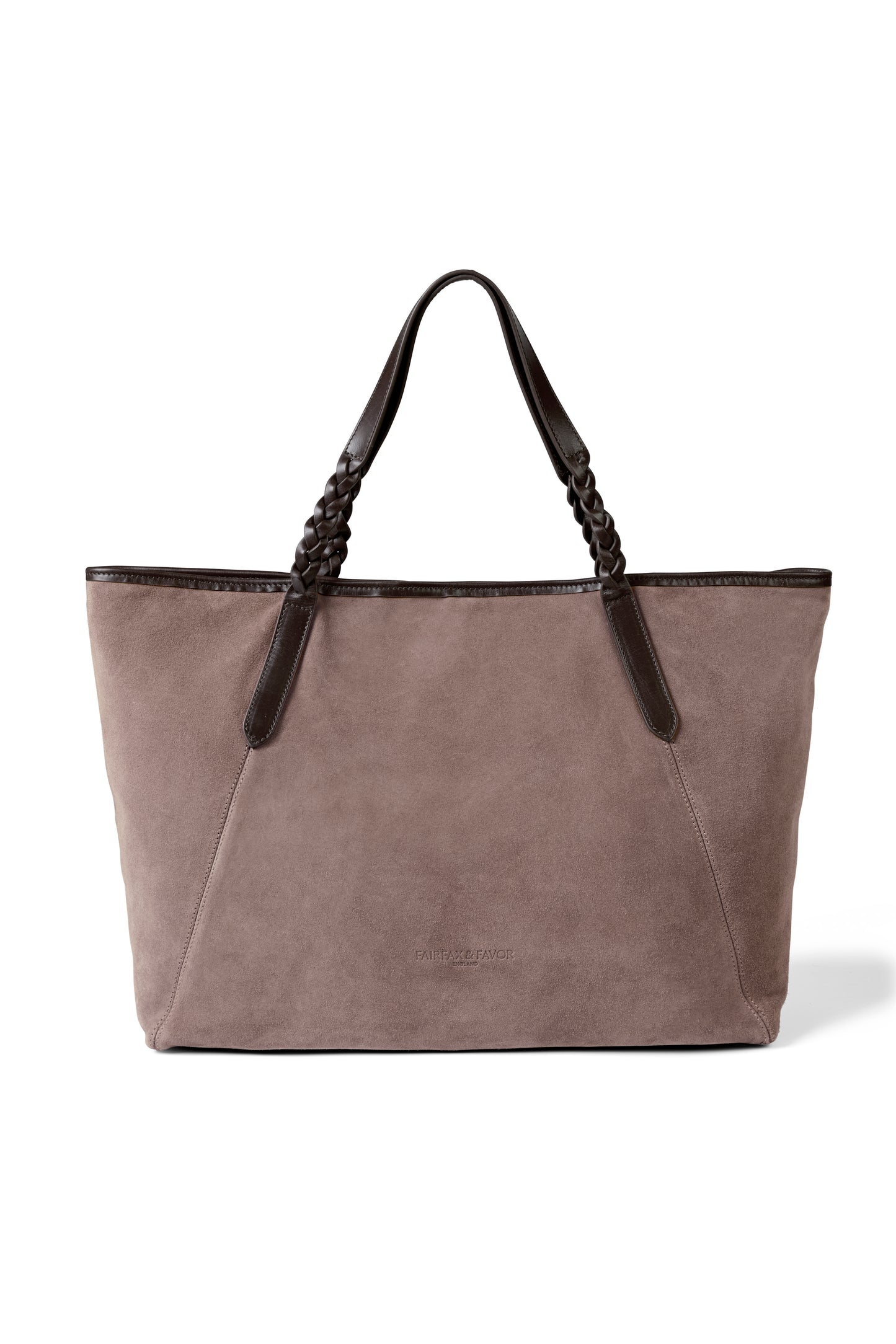 'Burford' Deep Taupe Suede