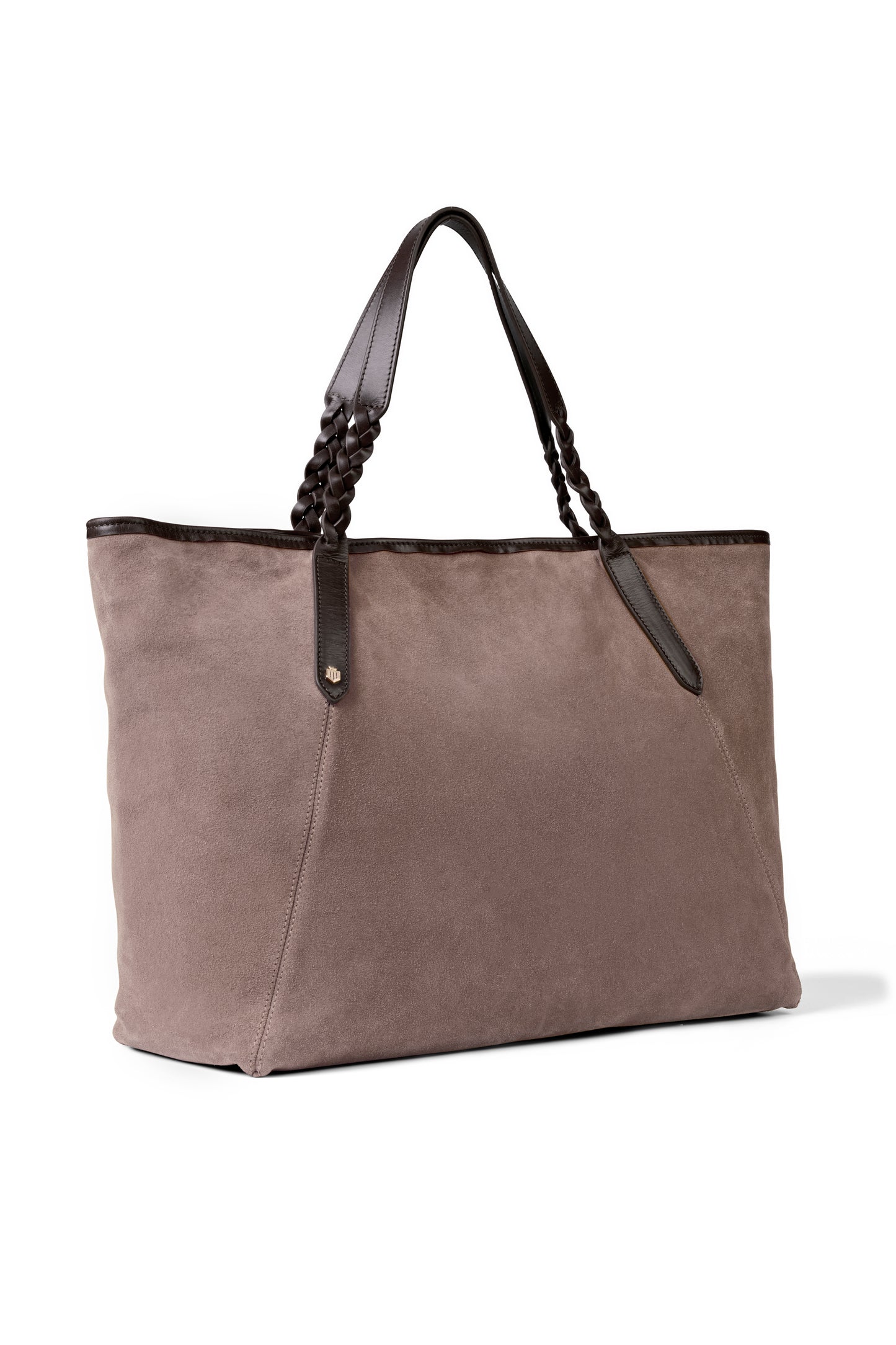 'Burford' Deep Taupe Suede