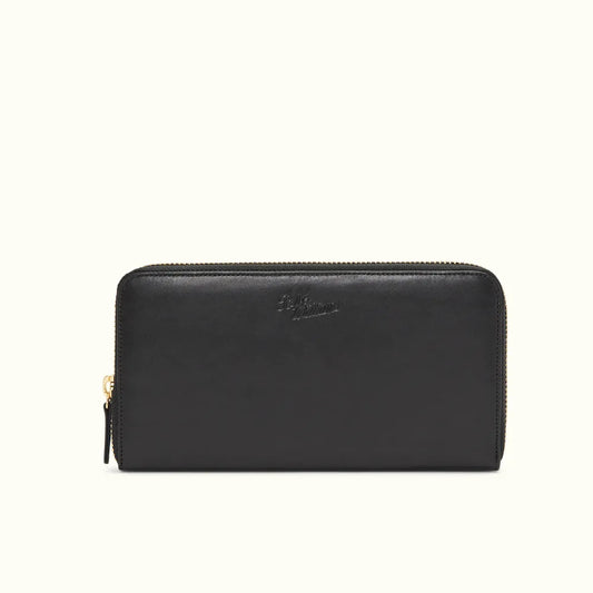 Singleton Zip Wallet Black