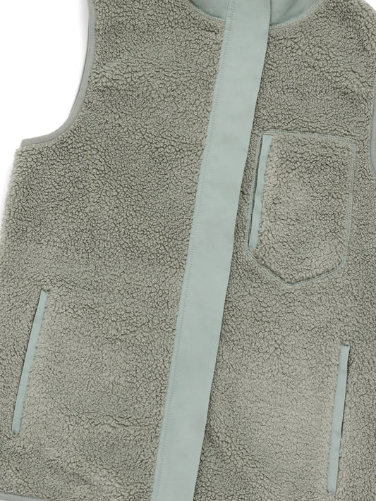 Agnes Fleece Gilet - Pistachio