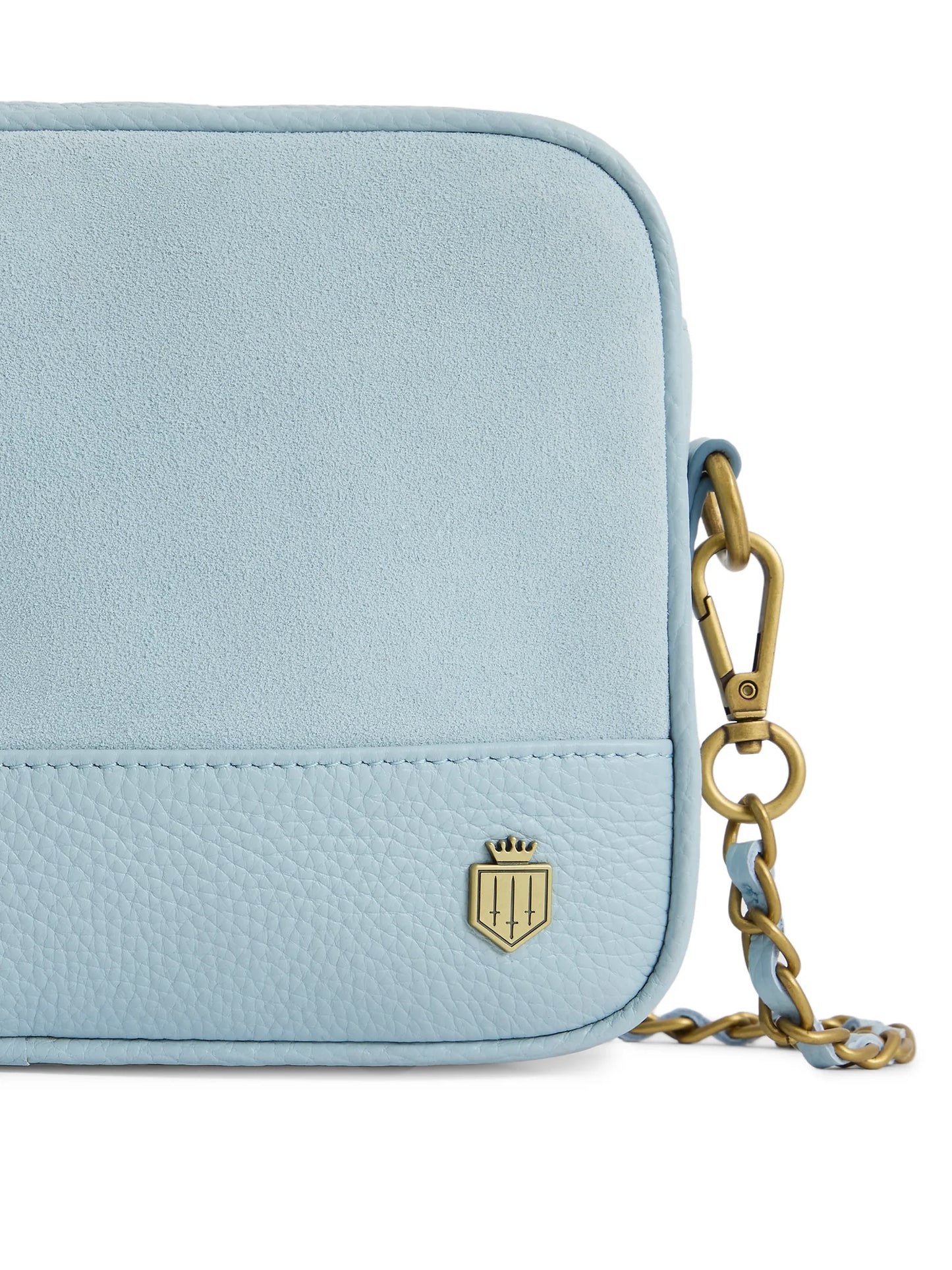 'Finsbury' Sky Blue Suede