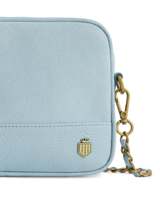 'Finsbury' Sky Blue Suede