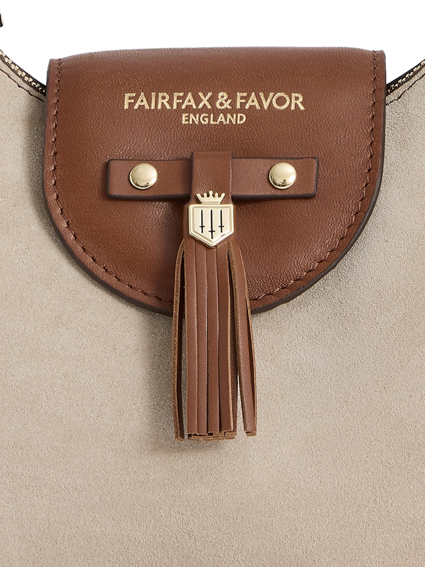 Windsor Shoulder Bag - Tan & Stone