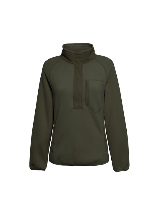 Aria 1/4 Zip  Khaki