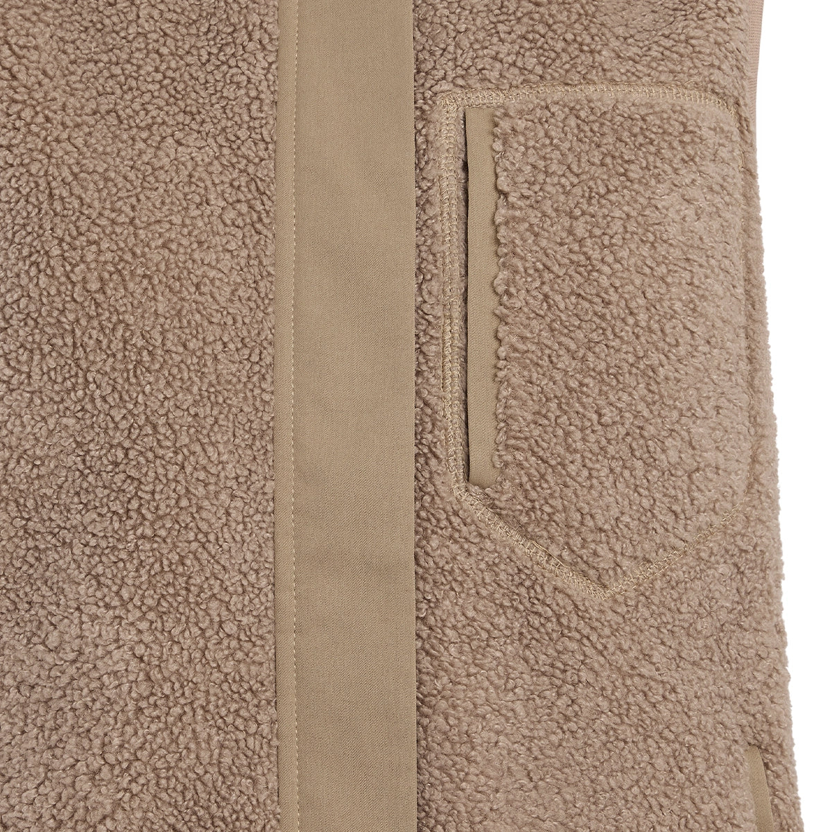 Agnes Fleece Gilet - Fawn