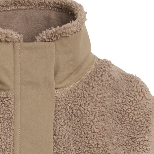 Agnes Fleece Gilet - Fawn