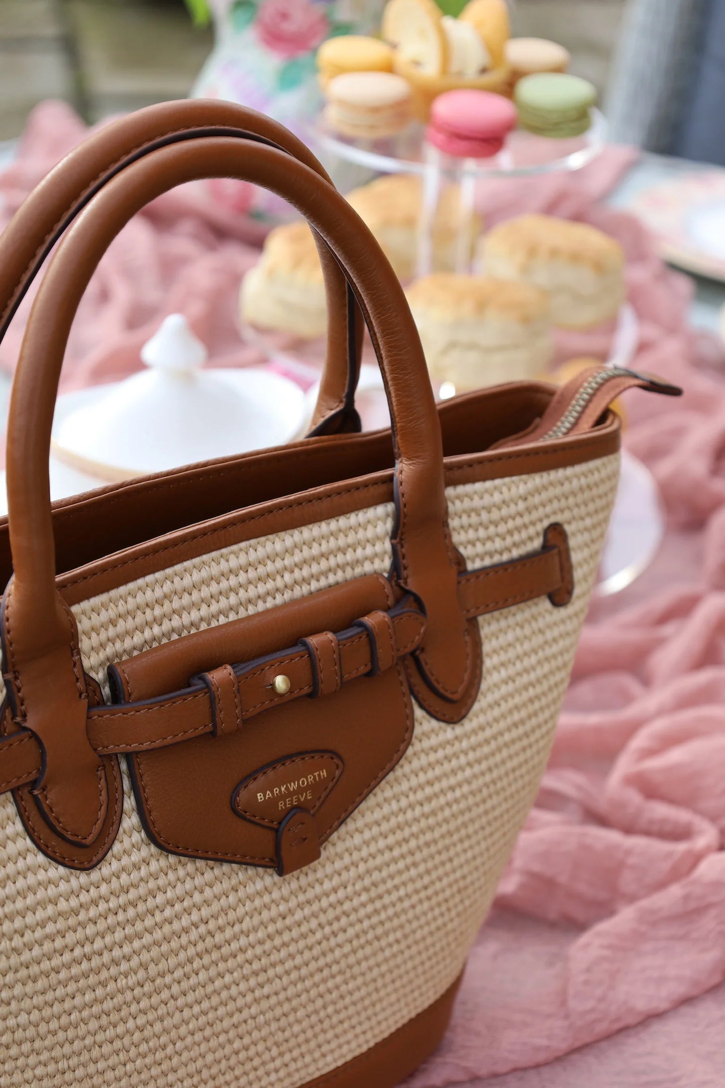 Bar Harbour Mini Raffia & Tan