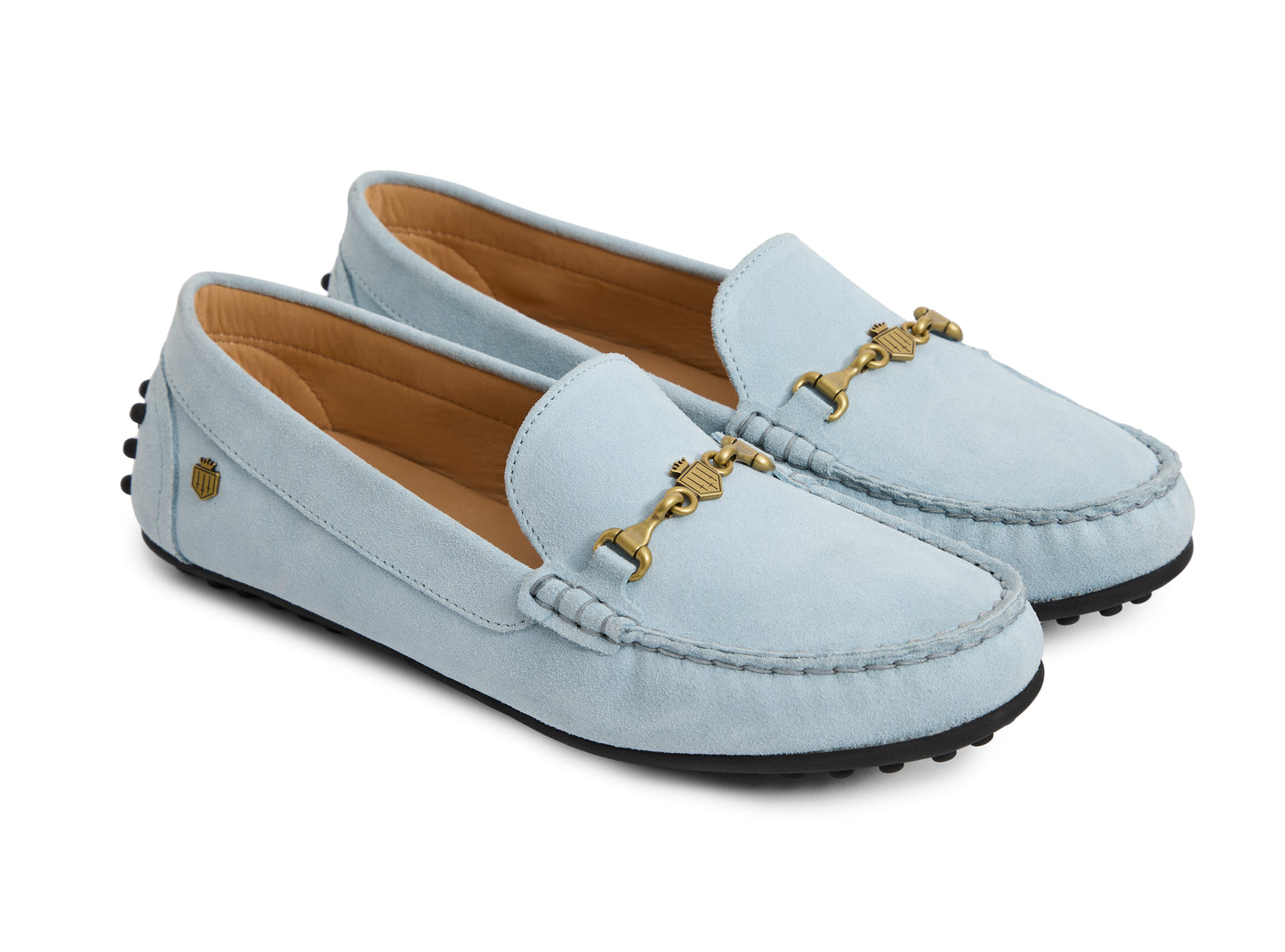 'Trinity' Sky Blue Suede
