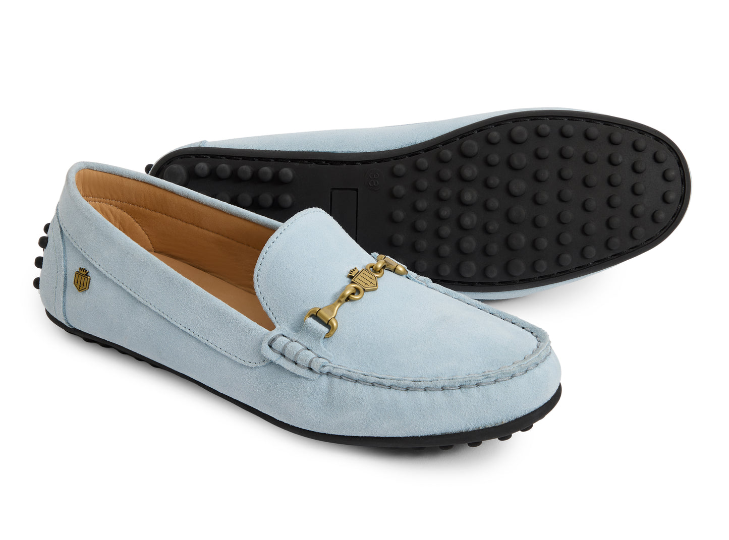 'Trinity' Sky Blue Suede