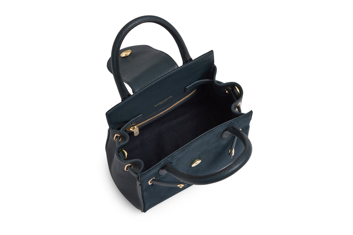 'Mini Windsor' Teal Suede