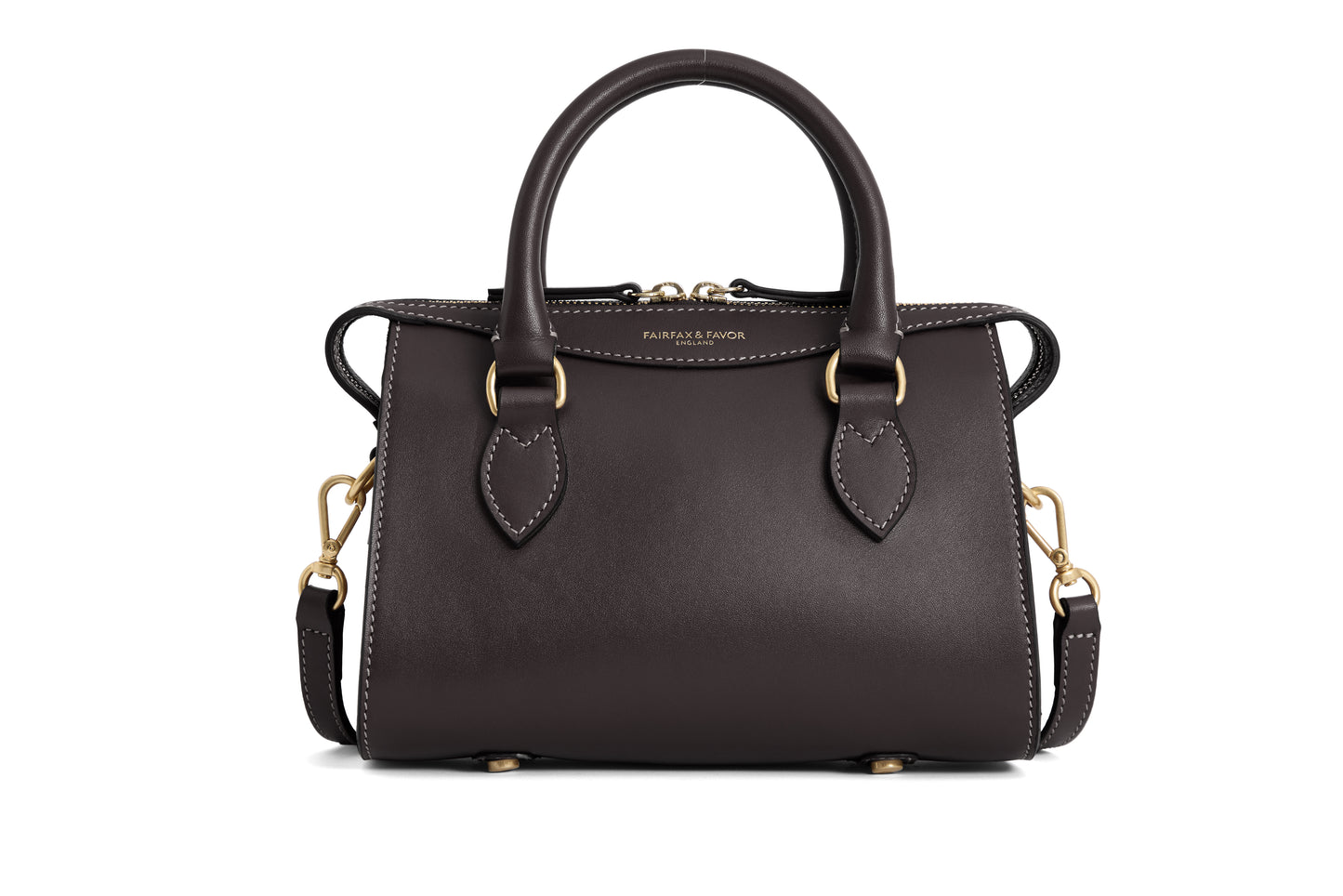 Mini Kew Mahogany Leather