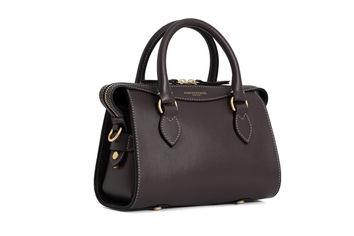 Mini Kew Mahogany Leather