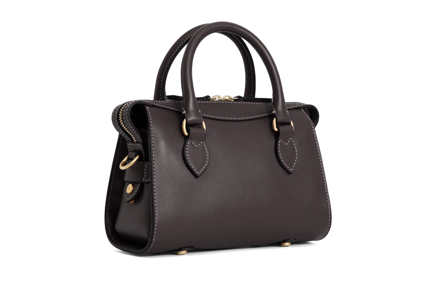 Mini Kew Mahogany Leather