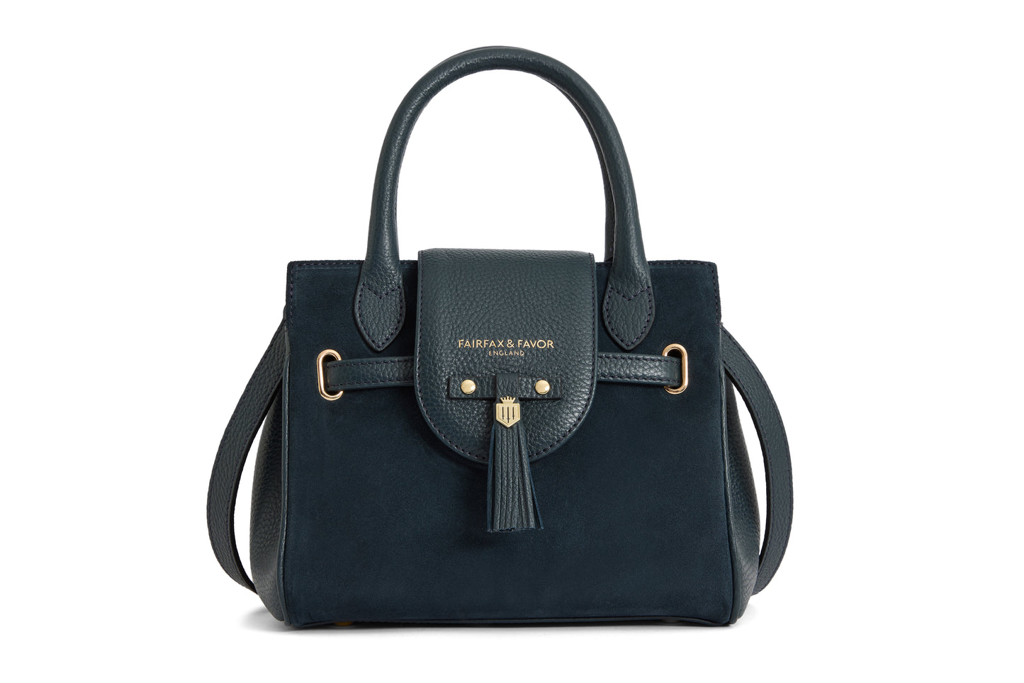 'Mini Windsor' Teal Suede
