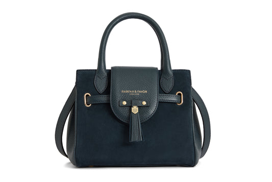 'Mini Windsor' Teal Suede