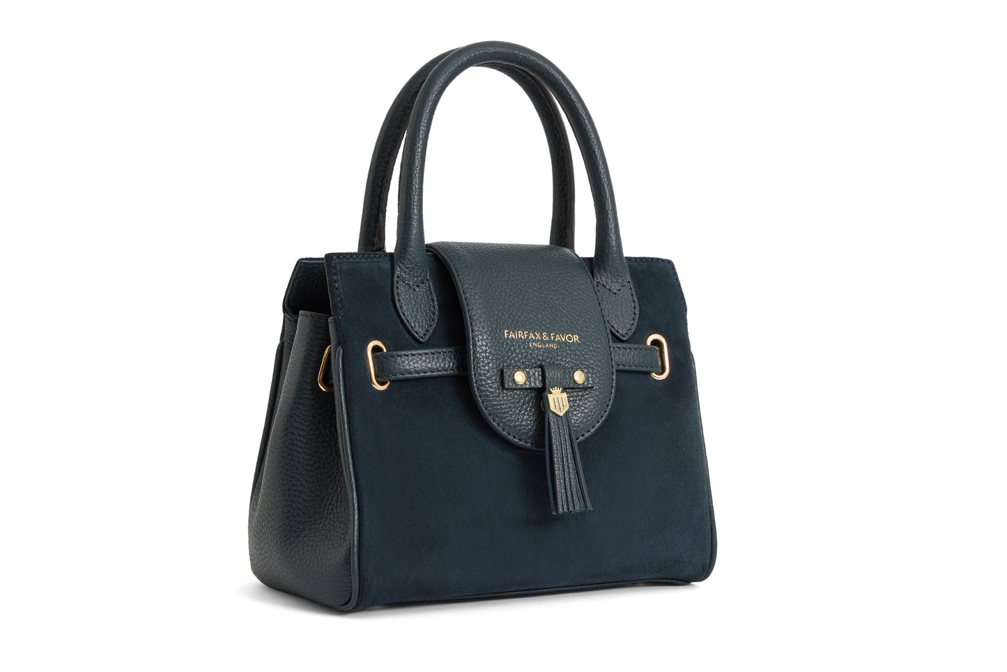 'Mini Windsor' Teal Suede