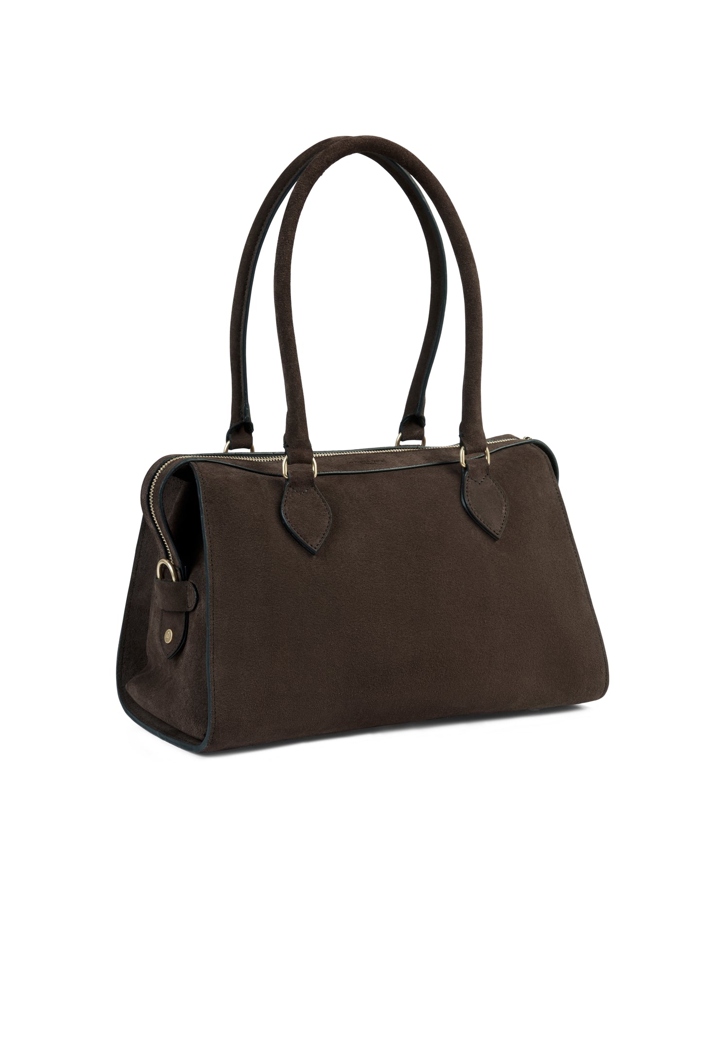 Kew Shoulder Chocolate Suede