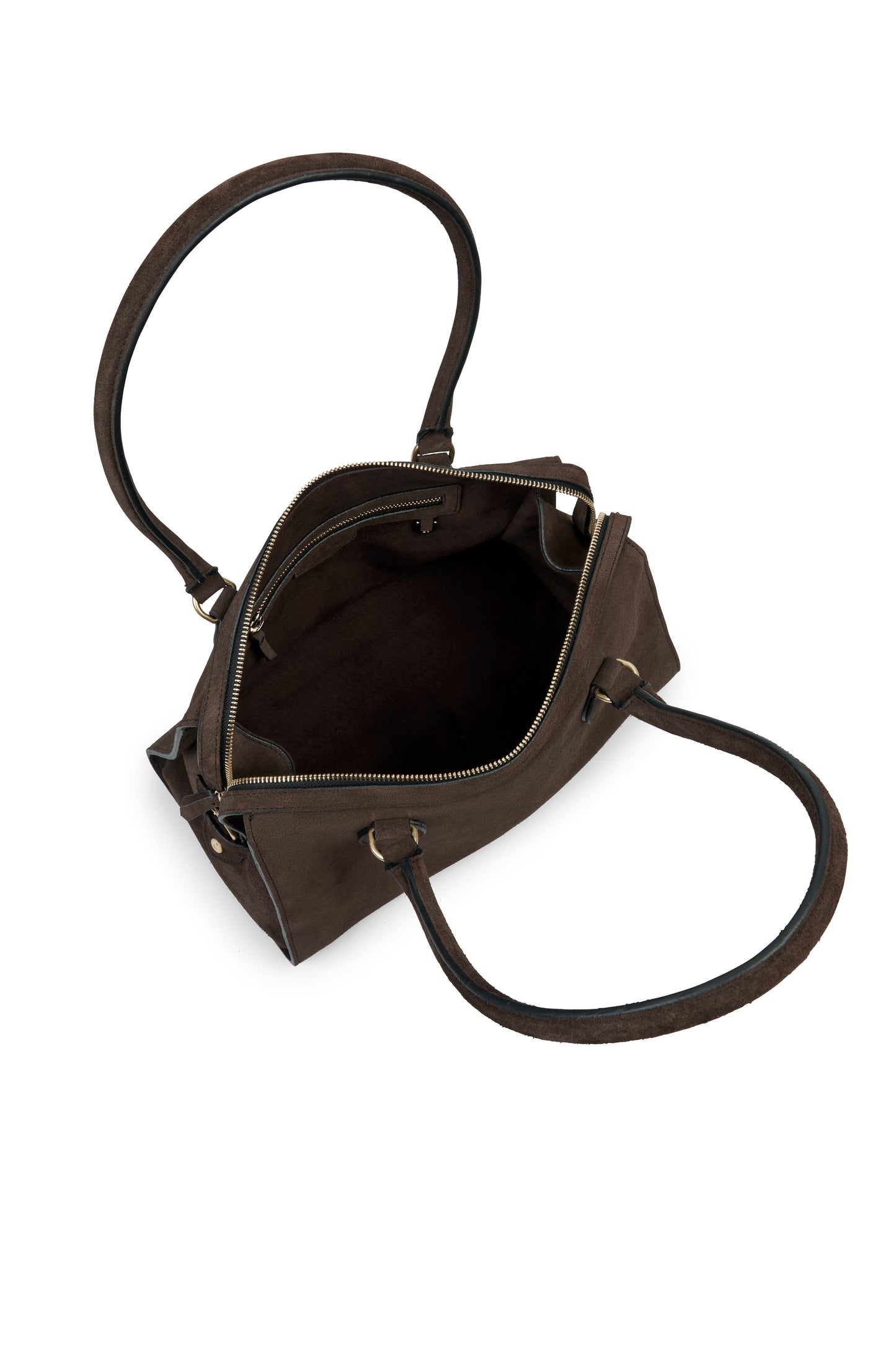 Kew Shoulder Chocolate Suede