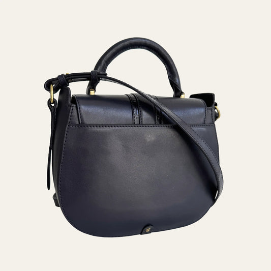 Belton Navy Saddle Bag