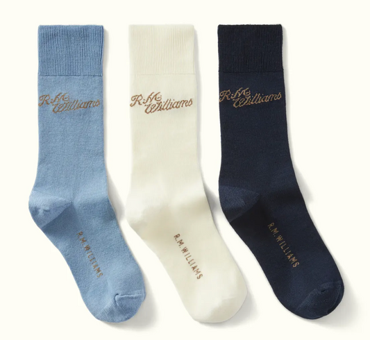 R.M. Williams Script Sock