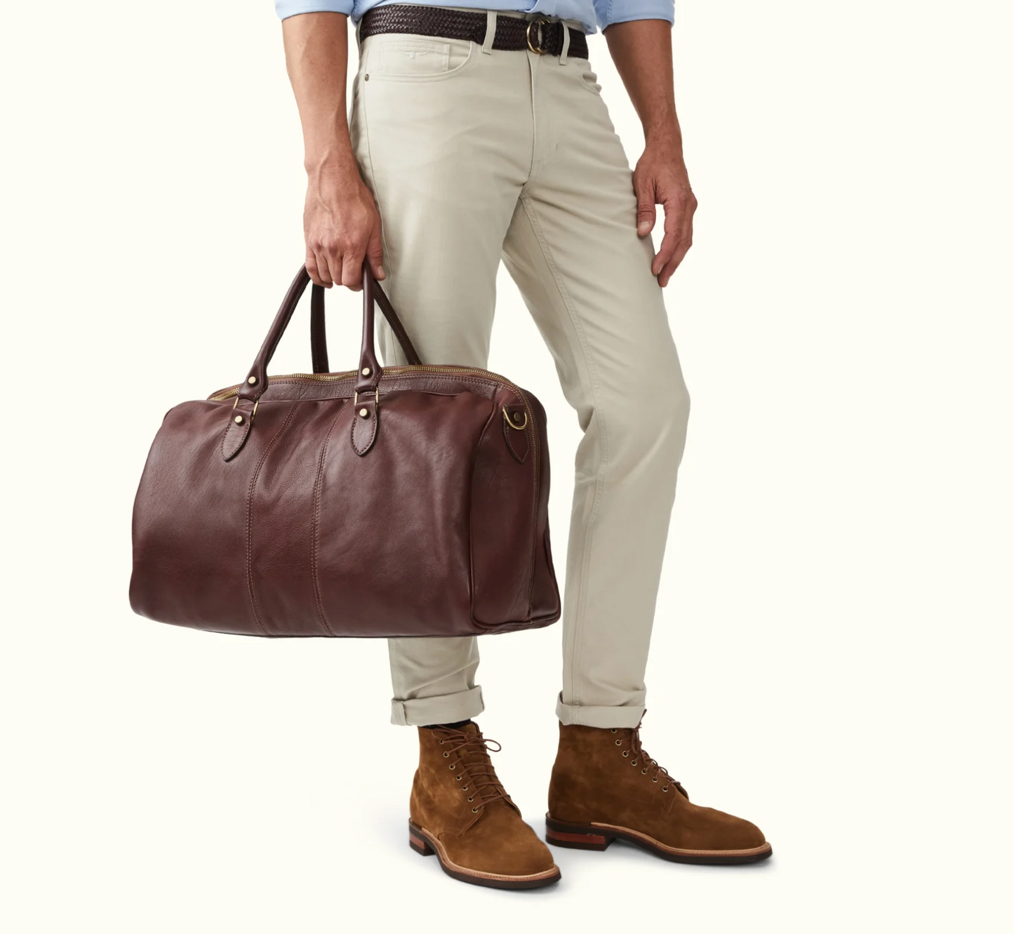 Brown Saddler Duffle Bag