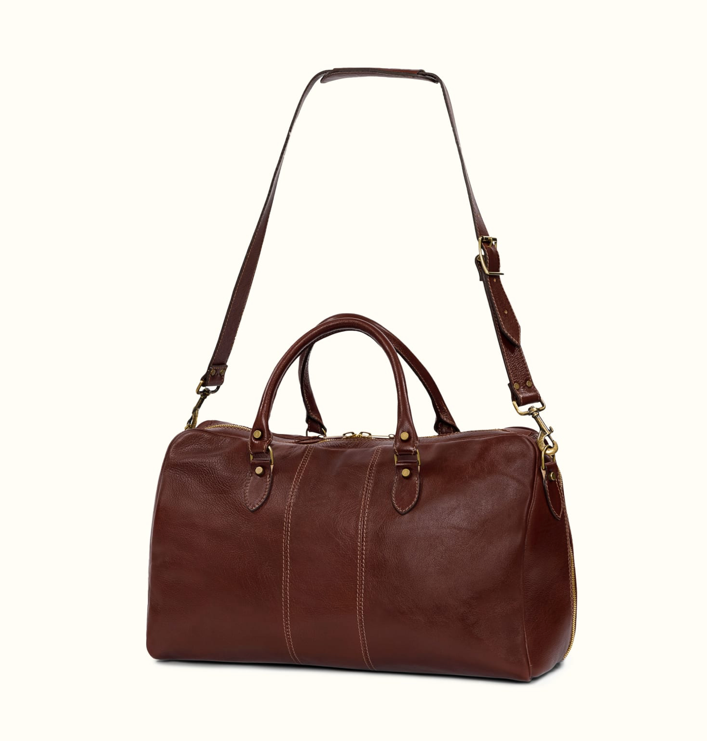 Brown Saddler Duffle Bag