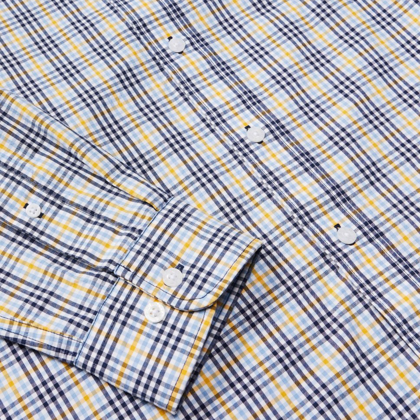 R.M Williams Classic Shirt Blue/Yellow/White