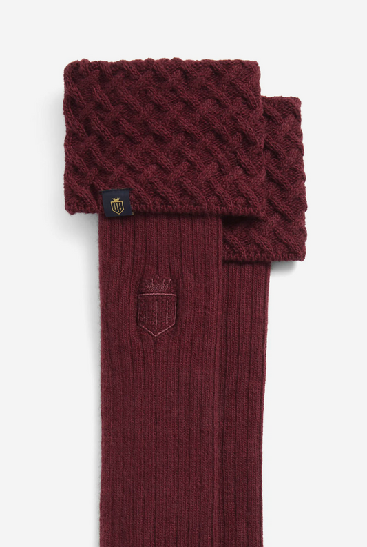 Explorer Merino Socks Ruby