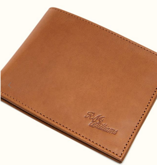 Singleton bi-fold wallet - Tan