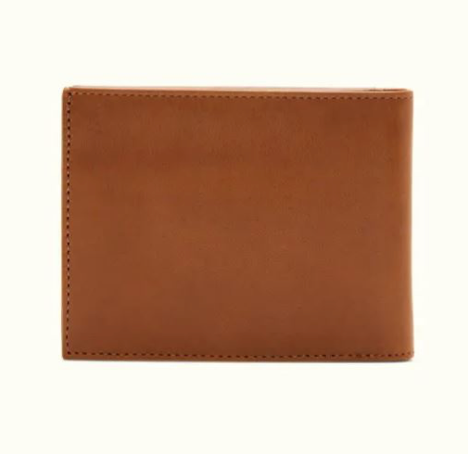 Singleton bi-fold wallet - Tan