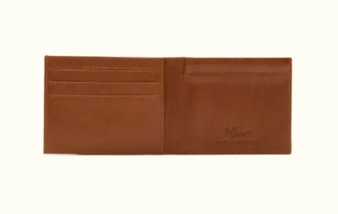 Singleton bi-fold wallet - Tan