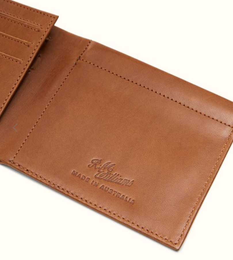 Singleton bi-fold wallet - Tan