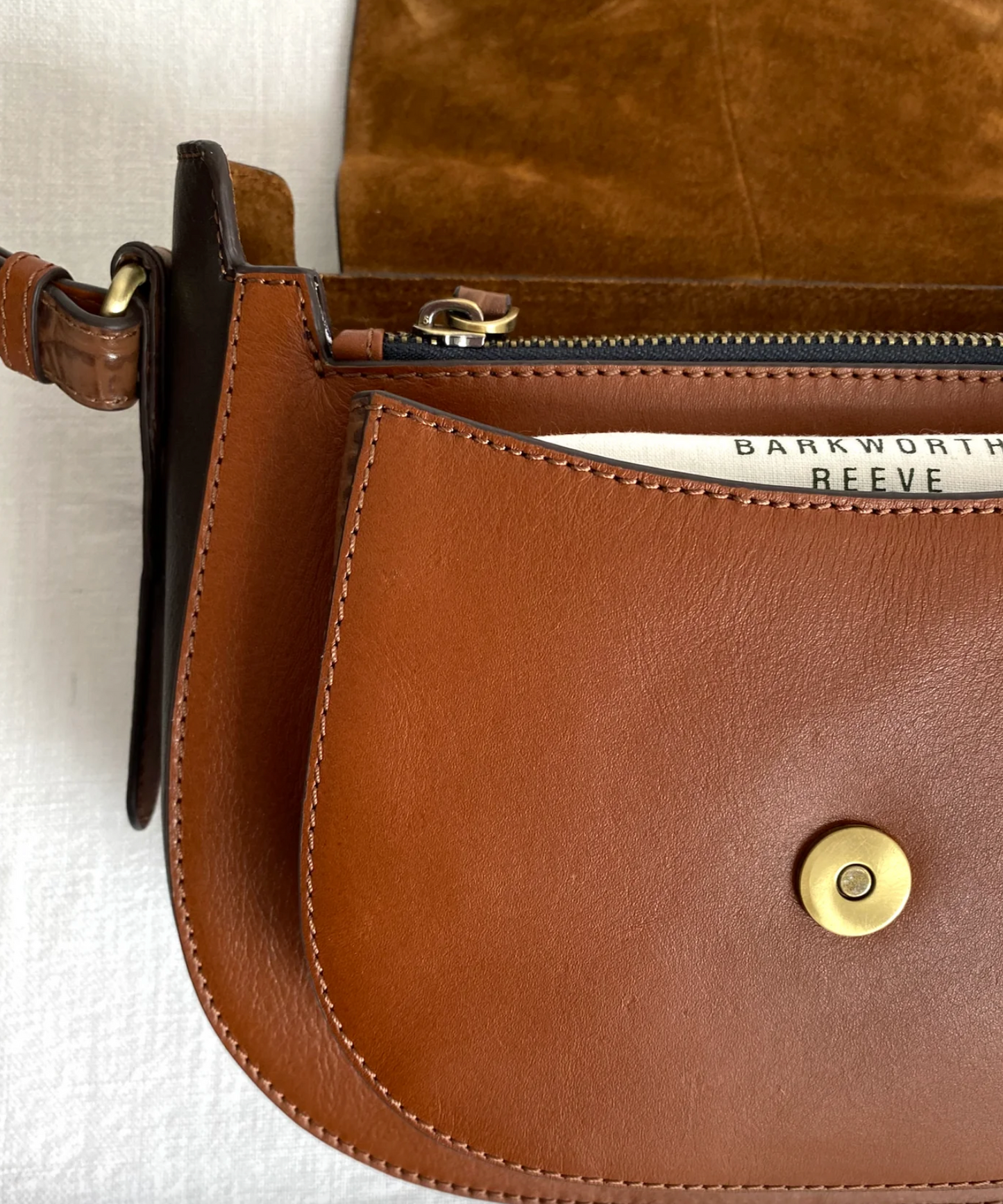 Belton Tan Saddle Bag