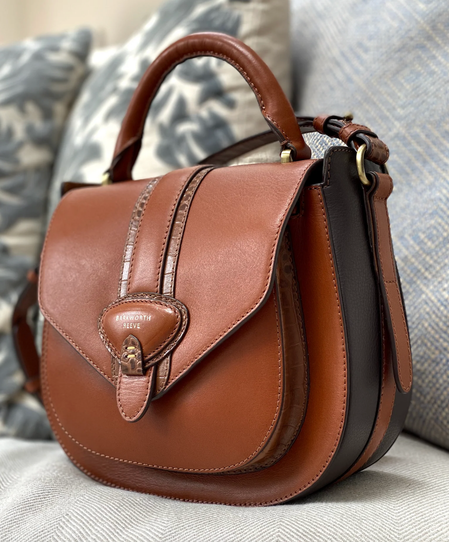 Belton Tan Saddle Bag