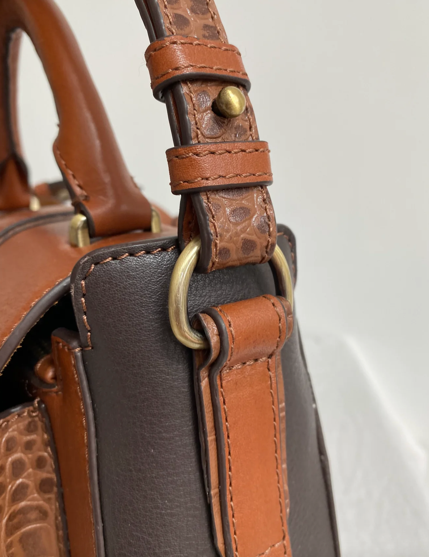 Belton Tan Saddle Bag