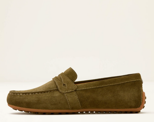 Selene Dark Olive Suede