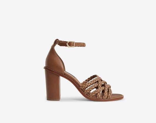 Seville Heel Tan Leather