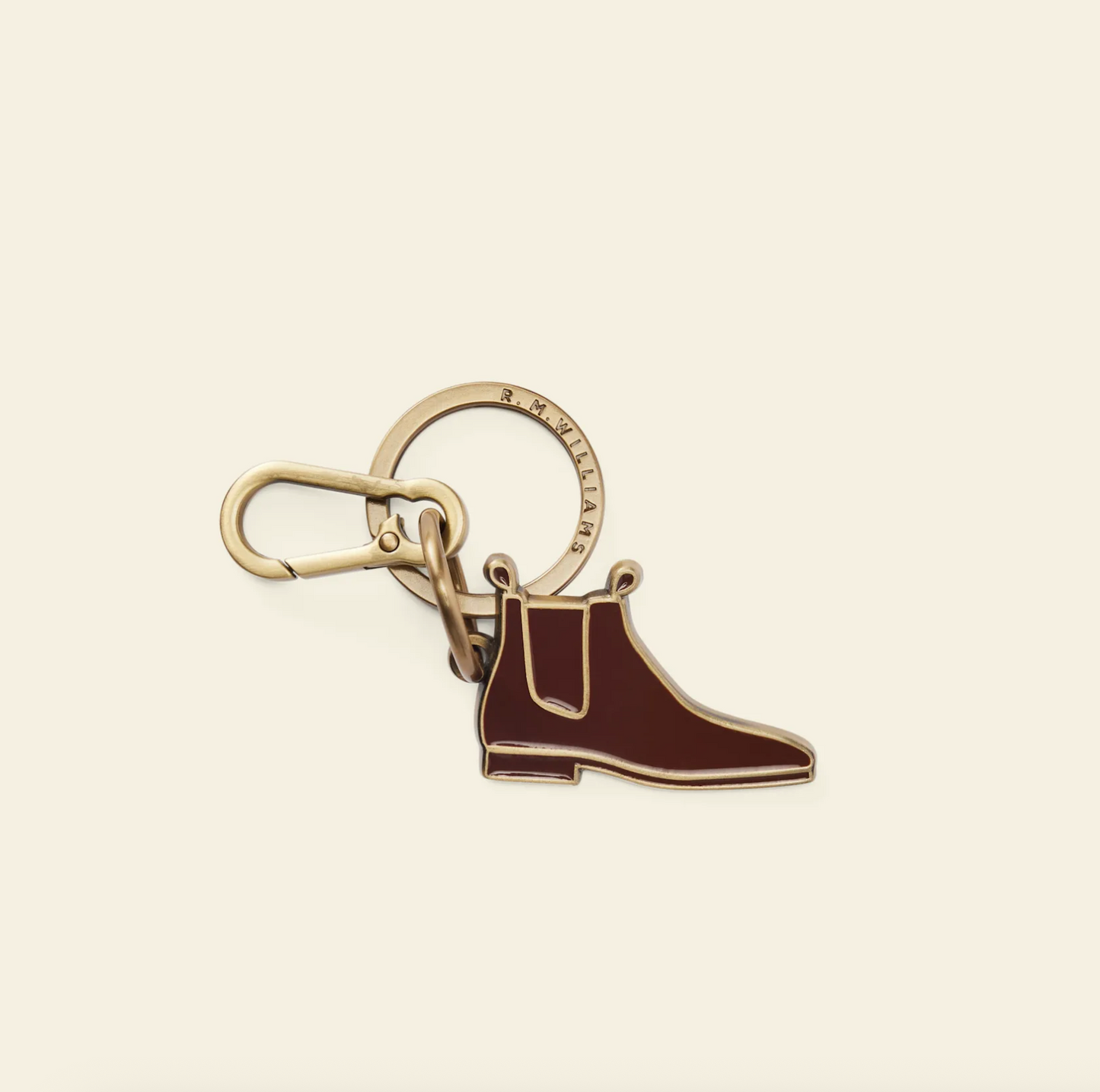 Boot Enamel Keyring