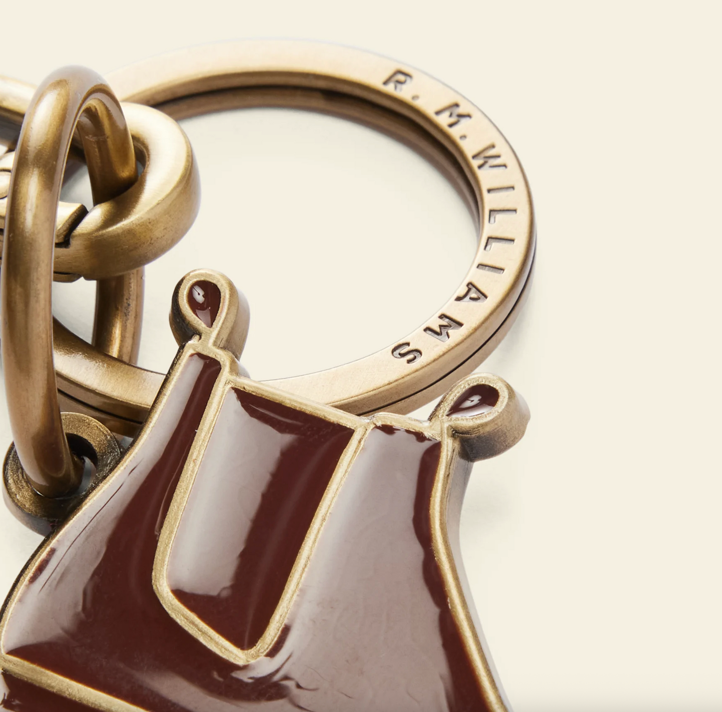 Boot Enamel Keyring