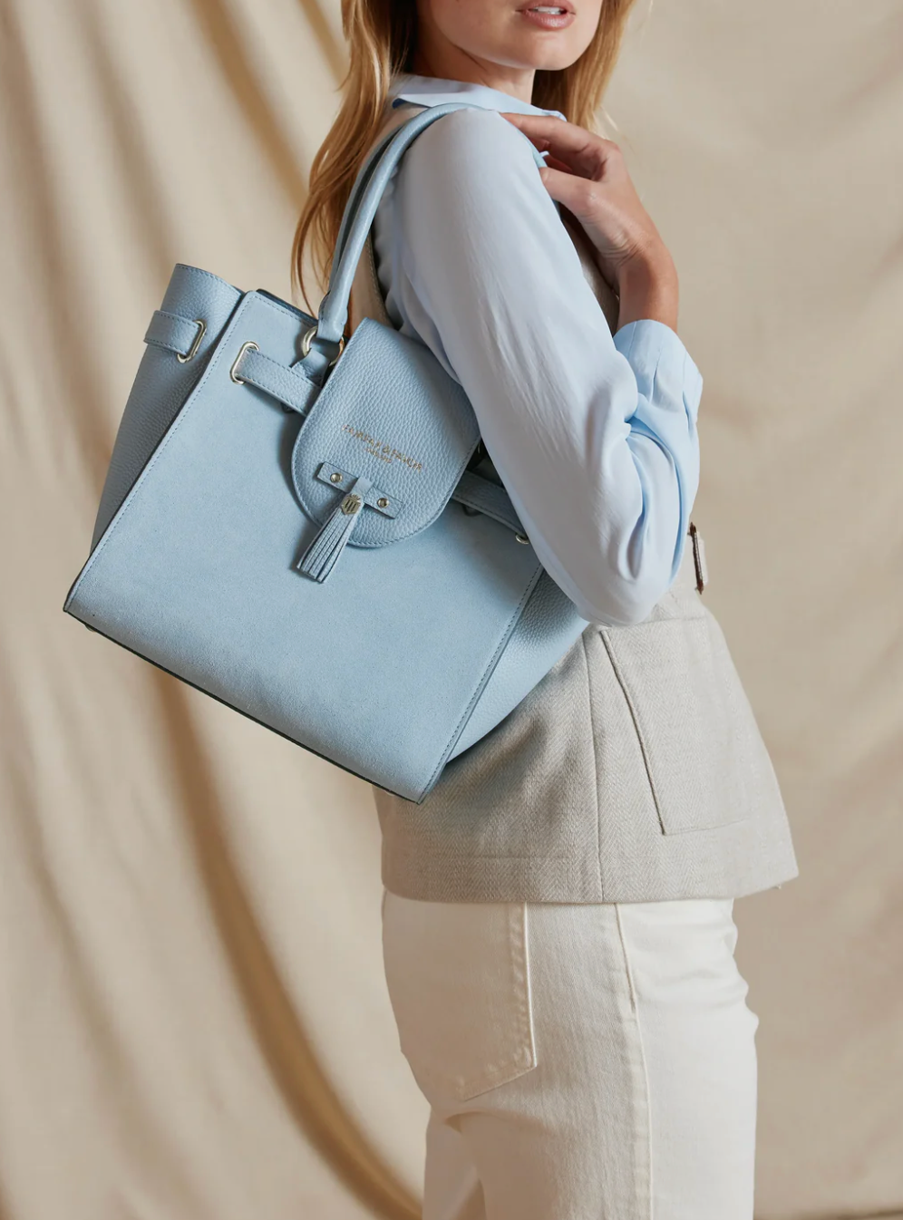 Windsor Tote Sky Blue